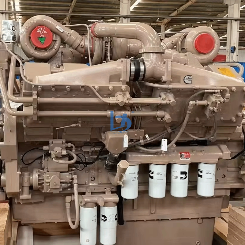 Excavator parts with diesel engine KTA38-C1260 1200 HP 895kw 2100 RPM/distribution motor