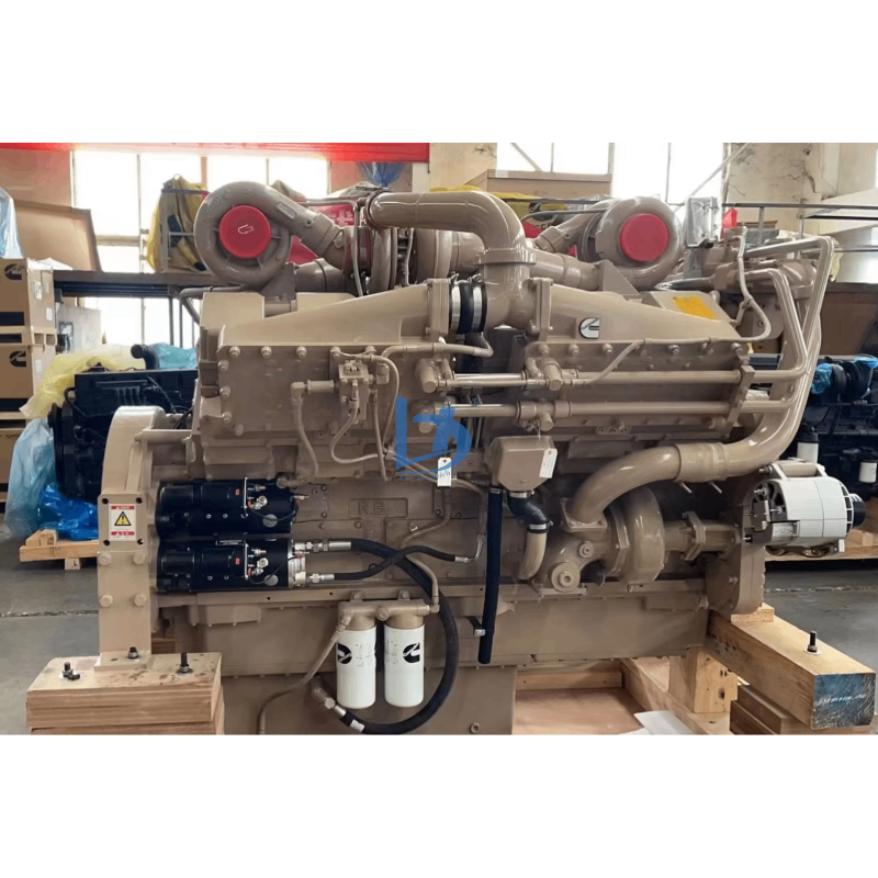 Excavator parts with diesel engine KTA38-C1260 1200 HP 895kw 2100 RPM/distribution motor