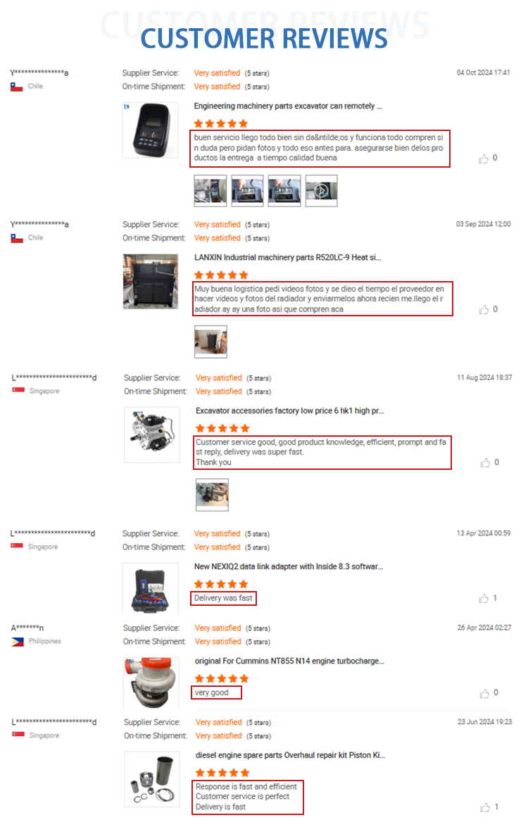 6BT5.9 6CT8.3 6CT8.9 6LT9.3 B3.3 QSM11 QSX15 Liner Kit Overhaul Repair Kit for Cummins Excavator 