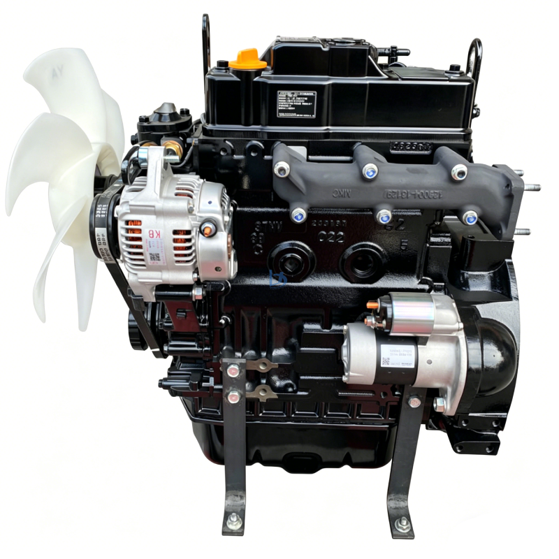 3TNV88 3-Cylinder Diesel Engine Assembly 19.6kW 2200rpm for Hitachi 3 Ton Mini Excavator ZX30U-2