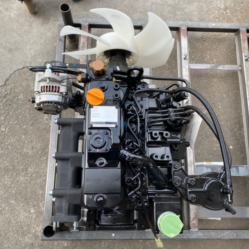 3TNV88 3-Cylinder Diesel Engine Assembly 19.6kW 2200rpm for Hitachi 3 Ton Mini Excavator ZX30U-2