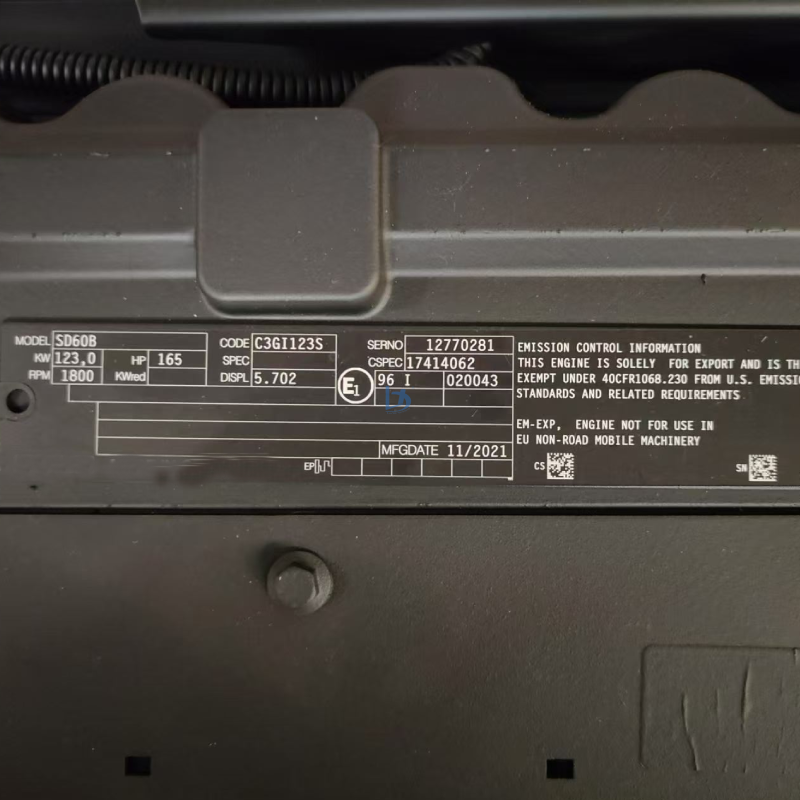 D6E Engine Replacement 123kW 1800RPM for Volvo EC210 EC220 Excavator 5.7L 6-Cylinder Diesel Engine A